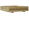 Image de vidaXL Plantenbak 110x110x26,5 cm geïmpregneerd grenenhout