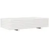 Image de vidaXL Jardinière blanc 110x60x26,5 cm bois de pin massif