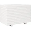 Image de vidaXL Jardinière blanc 70x40x49,5 cm bois de pin massif
