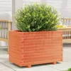 Image de vidaXL Jardinière cire marron 70x40x49,5 cm bois de pin massif