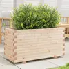 Image de vidaXL Jardinière 90x40x49,5 cm bois de pin massif