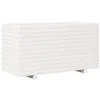 Image de vidaXL Jardinière blanc 90x40x49,5 cm bois de pin massif