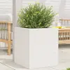 Image de vidaXL Jardinière blanc 40x40x46 cm bois de pin massif