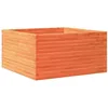 Image de vidaXL Jardinière cire marron 90x90x46 cm bois de pin massif