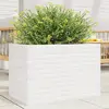 Image de vidaXL Jardinière blanc 70x40x46 cm bois de pin massif