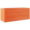 Image de vidaXL Jardinière cire marron 110x40x46 cm bois de pin massif, jardinière d'extérieur, bac à fleurs, boîte à plantes, jardinière de terrasse