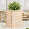 Image de vidaXL Jardinière 50x50x68,5 cm bois de pin massif