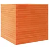Image de vidaXL Jardinière cire marron 70x70x68,5 cm bois de pin massif