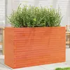Image de vidaXL Jardinière cire marron 110x40x68,5 cm bois de pin massif