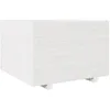 Image de vidaXL Jardinière blanc 70x70x49,5 cm bois de pin massif, jardinière d'extérieur, bac à fleurs, bac à tomates, jardinière de terrasse
