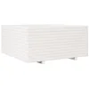 Image de vidaXL Jardinière blanc 100x100x49,5 cm bois de pin massif