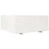 Image de vidaXL Jardinière blanc 110x110x49,5 cm bois de pin massif