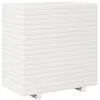 Image de vidaXL Jardinière blanc 70x40x72,5 cm bois de pin massif