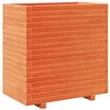 Image de vidaXL Jardinière cire marron 70x40x72,5 cm bois de pin massif