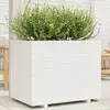 Image de vidaXL Jardinière blanc 90x60x72,5 cm bois de pin massif