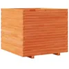 Image de vidaXL Jardinière cire marron 80x80x72 cm bois de pin massif