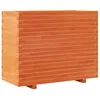 Image de vidaXL Jardinière cire marron 90x40x72 cm bois de pin massif