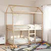 Image de vidaXL Lit superposé sans matelas 90x190 cm bois de pin massif