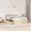 Image de vidaXL Cadre de lit sans matelas 160x200 cm bois massif de pin