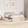 Image de vidaXL Cadre de lit sans matelas 140x190 cm bois de pin massif