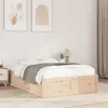 Image de vidaXL Cadre de lit sans matelas 135x190 cm bois de pin massif