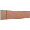 Image de vidaXL Panneau de clôture marron 872x186 cm WPC