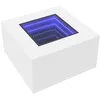 Image de vidaXL Table basse avec LED blanc 60x60x40 cm bois d'ingénierie