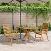 Image de vidaXL Ensemble à manger de jardin 3 pcs Bois d'acacia solide