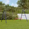 Image de vidaXL Jeu de balançoire extérieur avec balançoires trapèze et échelle