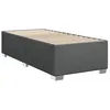 Image de vidaXL Cadre de lit sans matelas gris foncé 80x200 cm tissu
