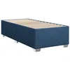 Image de vidaXL Cadre de lit sans matelas bleu 100x200 cm tissu