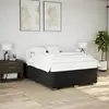 Image de vidaXL Cadre de lit sans matelas noir 140x190 cm tissu