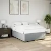 Image de vidaXL Cadre de lit sans matelas gris clair 140x200 cm tissu
