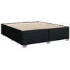 Image de vidaXL Cadre de lit sans matelas noir 200x200 cm tissu