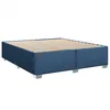 Image de vidaXL Cadre de lit sans matelas bleu 200x200 cm tissu