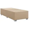Image de vidaXL Cadre de lit sans matelas cappuccino 100x200 cm similicuir