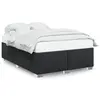 Image de vidaXL Cadre de lit sans matelas noir 160x200 cm similicuir