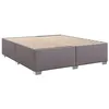 Image de vidaXL Cadre de lit sans matelas gris 200x200 cm similicuir