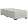 Image de vidaXL Cadre de lit sans matelas gris clair 90x190 cm velours