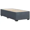Image de vidaXL Cadre de lit sans matelas gris foncé 90x190 cm velours