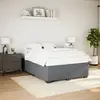 Image de vidaXL Cadre de lit sans matelas gris foncé 140x190 cm velours