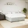 Image de vidaXL Cadre de lit sans matelas gris clair 180x200 cm velours