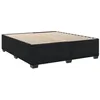 Image de vidaXL Cadre de lit sans matelas noir 180x200 cm velours