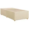 Image de vidaXL Cadre de lit sans matelas crème 80x200 cm tissu