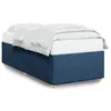 Image de vidaXL Cadre de lit sans matelas bleu 80x200 cm tissu