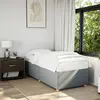 Image de vidaXL Cadre de lit sans matelas gris clair 90x190 cm tissu