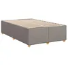 Image de vidaXL Cadre de lit sans matelas taupe 120x200 cm tissu