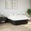 Image de vidaXL Cadre de lit sans matelas noir 160x200 cm tissu