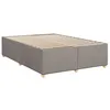 Image de vidaXL Cadre de lit sans matelas taupe 160x200 cm tissu