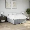 Image de vidaXL Cadre de lit sans matelas gris clair 160x200 cm tissu